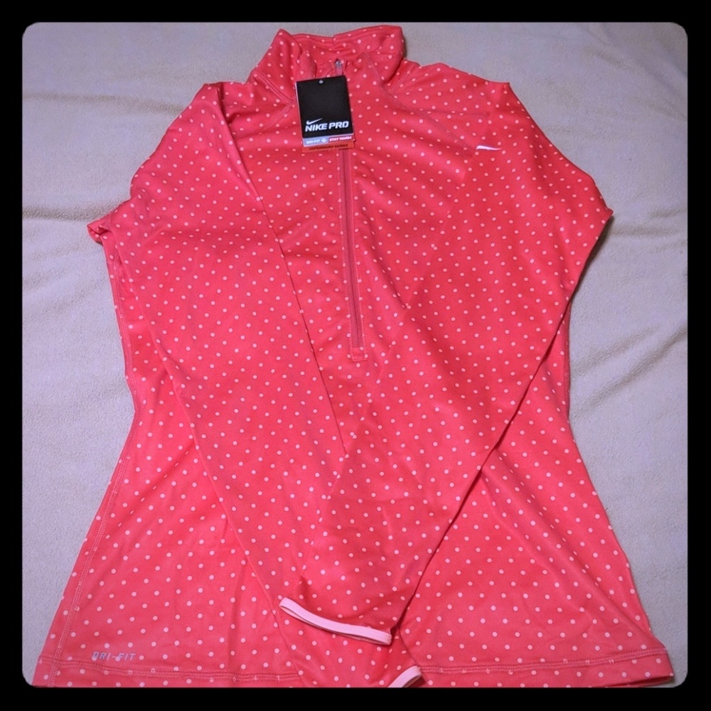 Nike Women's Half-Zip hyperwarm Dri-Fit